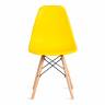 Стул CINDY (EAMES) (mod. 1801) / 1 шт. в упаковке дерево бук/металл/сиденье пластик, 45x51x82 см, Yellow (Желтый) желтый дерево бук/металл/сиденье пластик