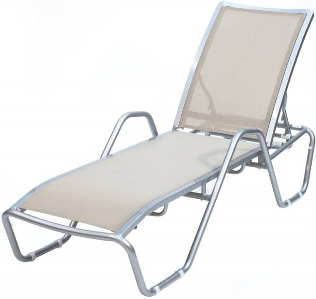 Шезлонг-лежак металлический Lotos Sunbed тортора 2000х625х1050 мм Шезлонг-лежак металлический Lotos Sunbed тортора 2000х625х1050 мм