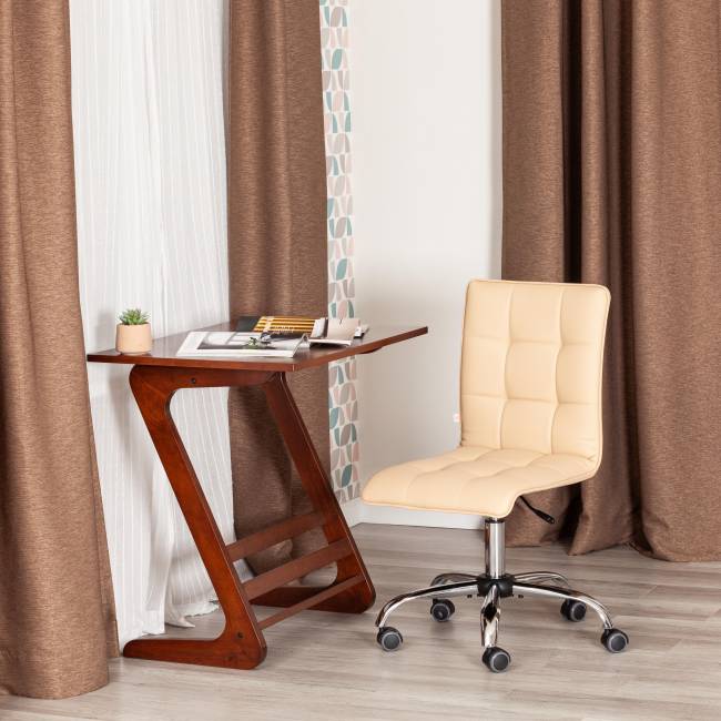 Кресло ZERO кож/зам, бежевый, 36-34 бежевый кож/зам Кресло ZERO кож/зам, бежевый, 36-34 бежевый кож/зам