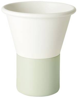 Ваза для цветов Mimosa лен, зеленый шалфей Ø245х250 мм