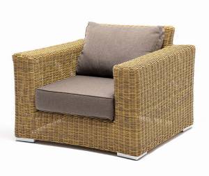 "Боно" кресло из искусственного ротанга, цвет соломенный "Боно" кресло из искусственного ротанга, цвет соломенный