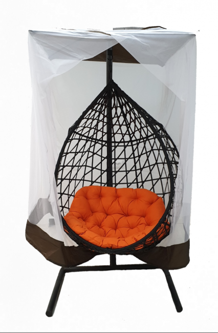 Москитная сетка "Комфорт" для одноместных подвесных кресел, шоколадный