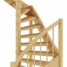 Деревянная лестница ЛС-04м под покраску