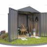 Хозблок SKOGGY секционный с двускатной крышей 2 х 2 м, брутальный серый Хозблок SKOGGY секционный с двускатной крышей 2 х 2 м, брутальный серый