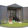 Хозблок SKOGGY секционный с двускатной крышей 3 х 2 м, брутальный серый Хозблок SKOGGY секционный с двускатной крышей 3 х 2 м, брутальный серый