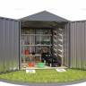 Хозблок SKOGGY секционный с двускатной крышей 3 х 2 м, брутальный серый Хозблок SKOGGY секционный с двускатной крышей 3 х 2 м, брутальный серый