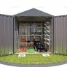 Хозблок SKOGGY секционный с двускатной крышей 3 х 2 м, брутальный серый Хозблок SKOGGY секционный с двускатной крышей 3 х 2 м, брутальный серый