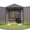 Хозблок SKOGGY секционный с двускатной крышей 3 х 2 м, брутальный серый Хозблок SKOGGY секционный с двускатной крышей 3 х 2 м, брутальный серый