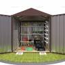 Хозблок SKOGGY секционный с двускатной крышей 3 х 2 м, шоколадный Хозблок SKOGGY секционный с двускатной крышей 3 х 2 м, шоколадный
