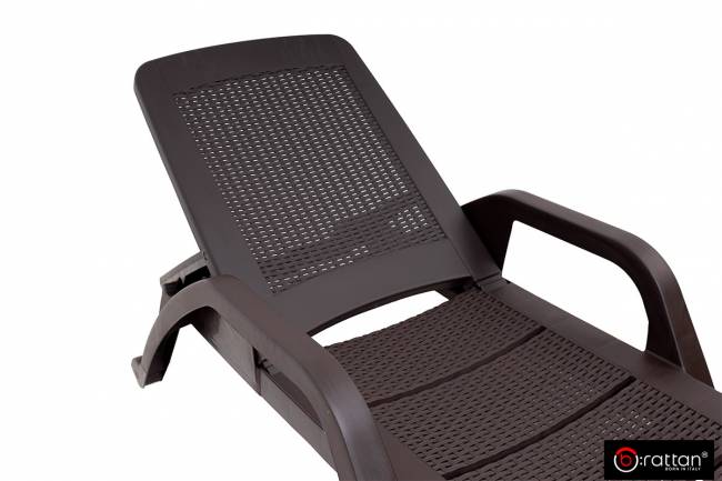 Шезлонг стопирующийся Nilo