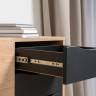 Комод-тумба Брюс 16.233 цвет чёрный/Battle rock Santiago