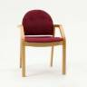 Стул-кресло Джуно 2.0 натур/красный