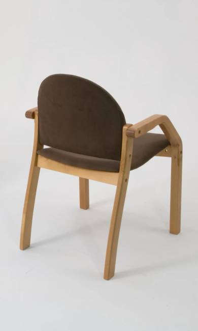 Стул-кресло Джуно 2.0 натур/коричневый