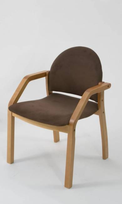 Стул-кресло Джуно 2.0 натур/коричневый