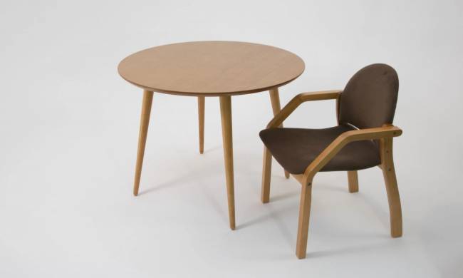 Стул-кресло Джуно 2.0 натур/коричневый