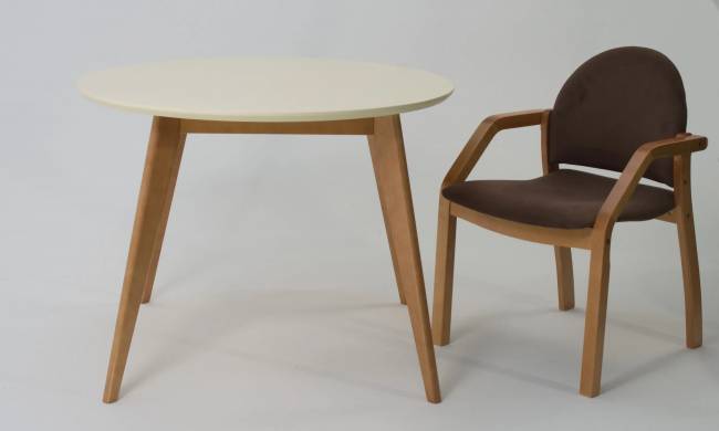 Стул-кресло Джуно 2.0 натур/коричневый