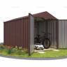 Хозблок SKOGGY секционный с двускатной крышей 4 х 2 м, шоколадный Хозблок SKOGGY секционный с двускатной крышей 4 х 2 м, шоколадный