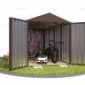 Хозблок SKOGGY секционный с двускатной крышей 4 х 2 м, шоколадный Хозблок SKOGGY секционный с двускатной крышей 4 х 2 м, шоколадный