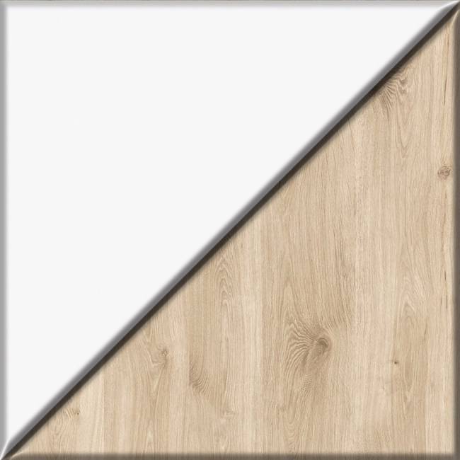 Два открытых стеллажа Эйп цвет белый/дуб белый