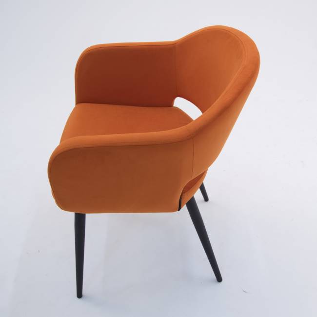 Стул Пичч чёрный / оранжевый Стул Пичч чёрный / оранжевый