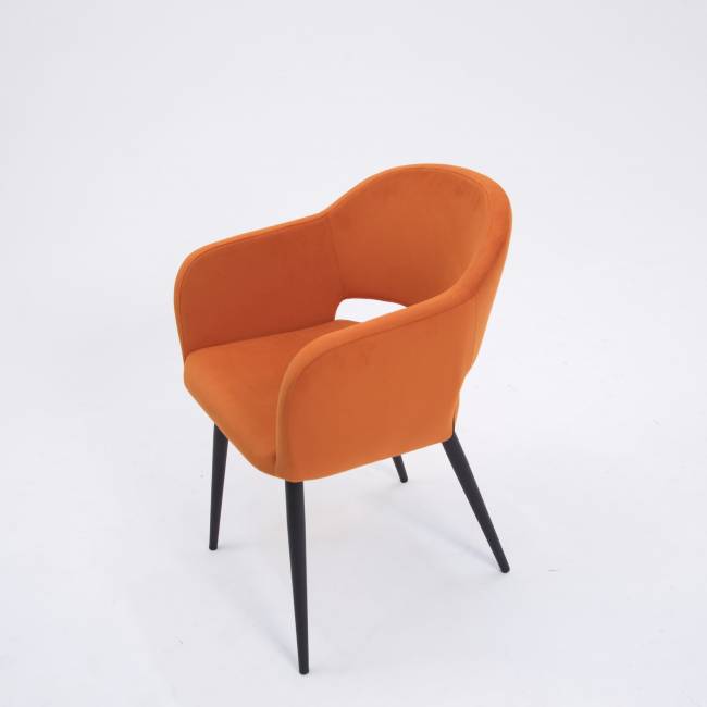 Стул Пичч чёрный / оранжевый Стул Пичч чёрный / оранжевый