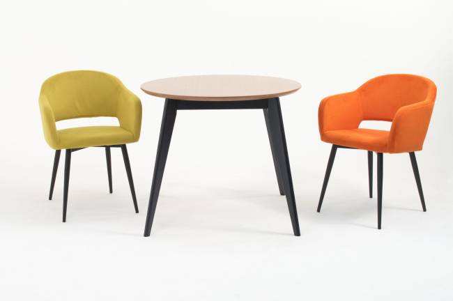 Стул Пичч чёрный / оранжевый Стул Пичч чёрный / оранжевый