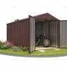 Хозблок SKOGGY секционный с двускатной крышей 5 х 2 м, шоколадный Хозблок SKOGGY секционный с двускатной крышей 5 х 2 м, шоколадный