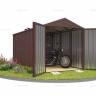 Хозблок SKOGGY секционный с двускатной крышей 5 х 2 м, шоколадный Хозблок SKOGGY секционный с двускатной крышей 5 х 2 м, шоколадный