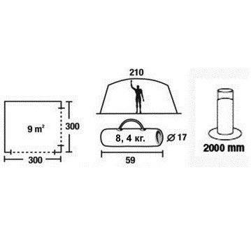 Шатер туристический GREEN GLADE LACOSTA